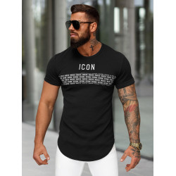 Vyrški juodi marškinėliai Icon2 Vyrški juodi marškinėliai Icon2