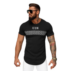 Vyrški juodi marškinėliai Icon2 Vyrški juodi marškinėliai Icon2