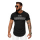Men's black T-shirt Icon2
