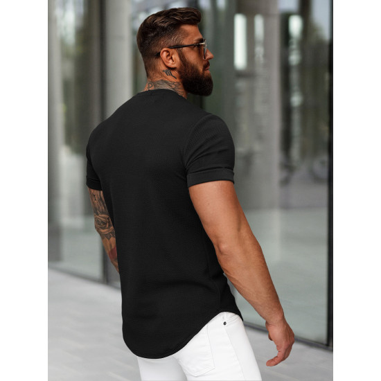 Men's black T-shirt Icon2 O/B1215 - T-shirt Men's black T-shirt Icon2 O/B1215