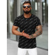 Men's black t-shirt Stary O/QQ1323