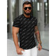 Men's black t-shirt Stary O/QQ1323