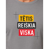 Pilki marškinėliai Tėtis reiškia viską PK4008