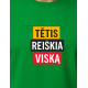 Žali marškinėliai Tėtis reiškia viską PK4008 - Užrašai vyrams Žali marškinėliai Tėtis reiškia viską PK4008