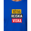 Mėlyni marškinėliai Tėtis reiškia viską PK4008