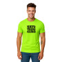 Men's neon green T-shirt Cool Dad (black)