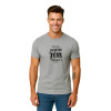 Miesten harmaa T-paita Best Dad (musta) PK4002