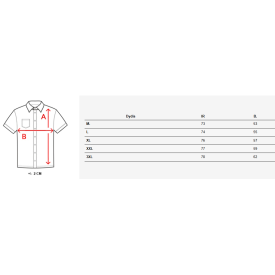 Men's white short-sleeved shirt Tum KX1066 - For men Men's white short-sleeved shirt Tum KX1066