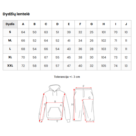 Vyriškas juodas sportinio kostiumo komplektas Design Sportiniai kostiumai