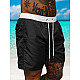 Men's shorts black/white Renald JS/17K561/2