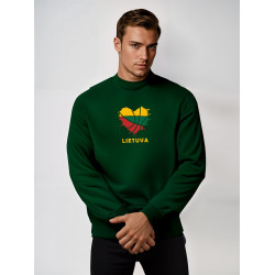 Tamsiai žalios spalvos džemperis LTU