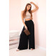 Women's wide leg trousers in black Andi 31799