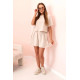 Women's brown cotton set with wide shorts Com 32441 - For women Women's brown cotton set with wide shorts Com 32441