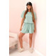 Women's mint cotton set with wide shorts Com 32436 - For women Women's mint cotton set with wide shorts Com 32436