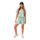 Women's mint cotton set with wide shorts Com 32436 - For women Women's mint cotton set with wide shorts Com 32436