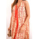 Women's red sleeveless cotton dress with wide hem Roy 32714 - Dresses and tunics Women's red sleeveless cotton dress with wide hem Roy 32714