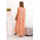 Women's red sleeveless cotton dress with wide hem Roy 32714 - Dresses and tunics Women's red sleeveless cotton dress with wide hem Roy 32714