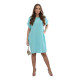 Light mint dress with pockets Safira 28184 - For women Light mint dress with pockets Safira 28184