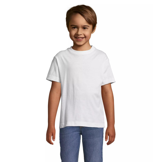 Kids unisex white T-shirt Kids KIDS11970 - T-shirt Kids unisex white T-shirt Kids KIDS11970
