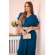Women's navy blue dress with belt Amber 29508 - Dresses and tunics Women's navy blue dress with belt Amber 29508