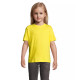 Kids unisex light yellow T-shirt Kids