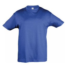 Vaikiški unisex ryškiai mėlyni marškinėliai Kids