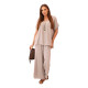 Women's grey set with necklace, blouse and trousers Lebelle 32696 - For women Women's grey set with necklace, blouse and trousers Lebelle 32696