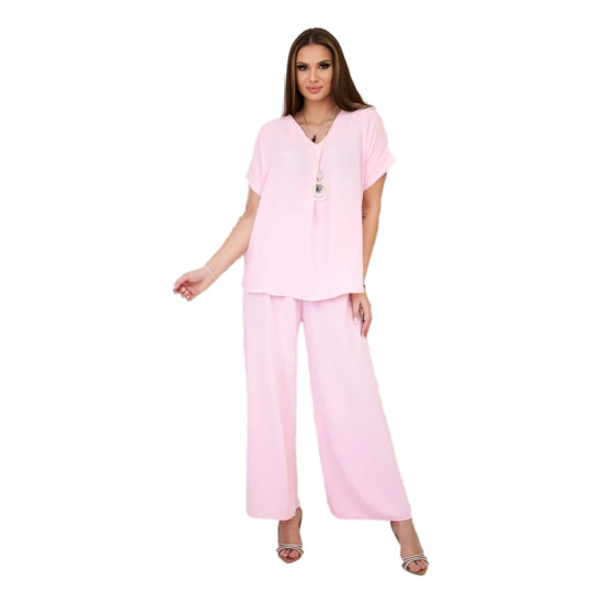Moteriška šviesiai rožinės spalvos komplektas Lebelle 31046 - Moterims Moteriška šviesiai rožinės spalvos komplektas Lebelle 31046