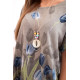 Women's grey shirt with flowers Limon 32100 - For women Women's grey shirt with flowers Limon 32100