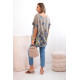 Women's grey shirt with flowers Limon 32100 - For women Women's grey shirt with flowers Limon 32100