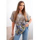 Women's grey shirt with flowers Limon 32100 - For women Women's grey shirt with flowers Limon 32100