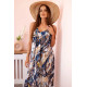 Women's navy blue strapless dress Shine 32684 - Dresses and tunics Women's navy blue strapless dress Shine 32684