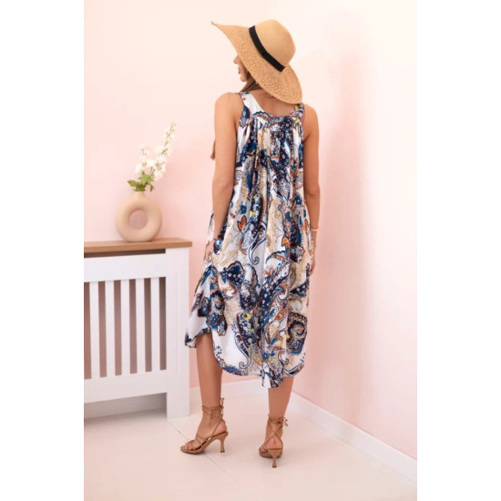 Women's navy blue strapless dress Shine 32684 - Dresses and tunics Women's navy blue strapless dress Shine 32684