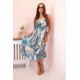 Women's light blue strapless dress Shine 32683 - Dresses and tunics Women's light blue strapless dress Shine 32683