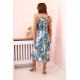 Women's light blue strapless dress Shine 32683 - Dresses and tunics Women's light blue strapless dress Shine 32683