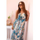 Women's light blue strapless dress Shine 32683 - Dresses and tunics Women's light blue strapless dress Shine 32683
