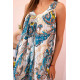 Women's light blue strapless dress Shine 32683 - Dresses and tunics Women's light blue strapless dress Shine 32683