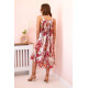 Women's red dress with shoulder straps Shine 32685 - Dresses and tunics Women's red dress with shoulder straps Shine 32685