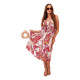 Women's red dress with shoulder straps Shine 32685 - Dresses and tunics Women's red dress with shoulder straps Shine 32685