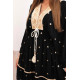 Women's black dress with embroidery Palace 32648 - For women Women's black dress with embroidery Palace 32648