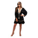 Women's black dress with embroidery Palace