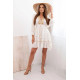Women's white dress with embroidery Palace 32649 - For women Women's white dress with embroidery Palace 32649
