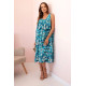 Women's light blue dress with shoulder straps Colby 32668 - Dresses and tunics Women's light blue dress with shoulder straps Colby 32668