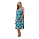 Women's light blue dress with shoulder straps Colby 32668 - Dresses and tunics Women's light blue dress with shoulder straps Colby 32668