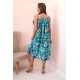 Women's light blue dress with shoulder straps Colby 32668 - Dresses and tunics Women's light blue dress with shoulder straps Colby 32668