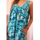 Women's light blue dress with shoulder straps Colby 32668 - Dresses and tunics Women's light blue dress with shoulder straps Colby 32668