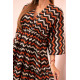 Women's black dress with wide sleeves Elena 32647 - For women Women's black dress with wide sleeves Elena 32647