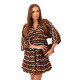 Women's black dress with wide sleeves Elena 32647 - For women Women's black dress with wide sleeves Elena 32647