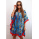 Women's blue beach dress with neckline Beach 32634 - For women Women's blue beach dress with neckline Beach 32634
