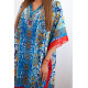 Women's blue beach dress with neckline Beach 32634 - For women Women's blue beach dress with neckline Beach 32634